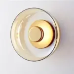 Glass Bowl Hanging Wall Fixture Lamp