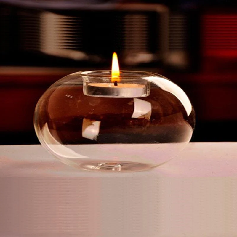 Glass Candle Holder -  - #tag1#