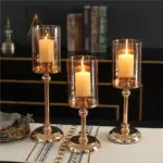 Glass Candle Holders Atmospheric for living room or hallway tag1