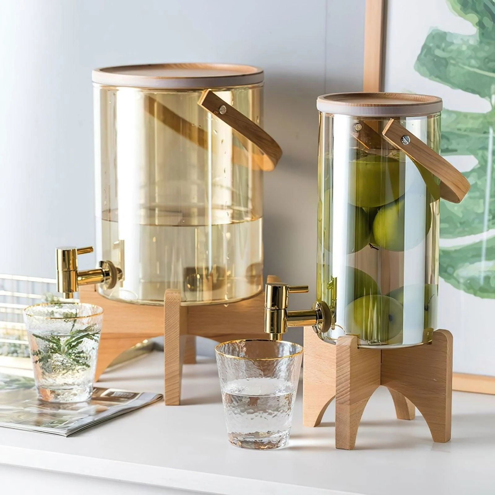 Glass Drinks Dispenser -