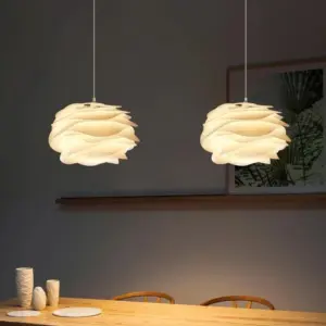 Glass Flower - Rosary Ceiling Light