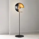 Glass Half Dome Floor Lamp