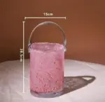 Glass Hand Bag Vase