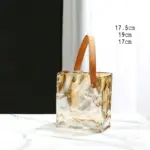Glass Hand Bag Vase