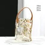 Glass Hand Bag Vase