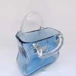 Glass Hand Bag Vase