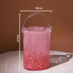 Glass Hand Bag Vase