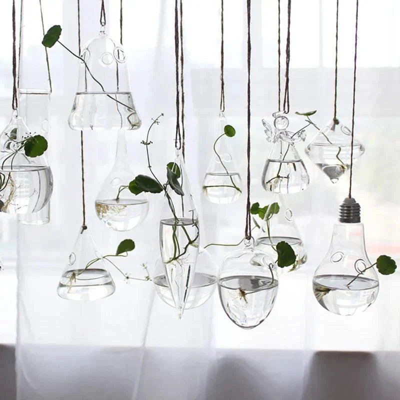 Glass Hanging Terrarium: Stylish Home Garden Décor -