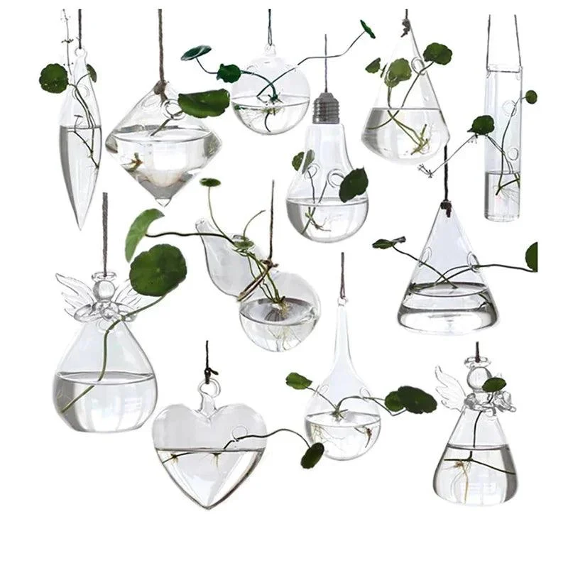 Glass Hanging Terrarium: Stylish Home Garden Décor -