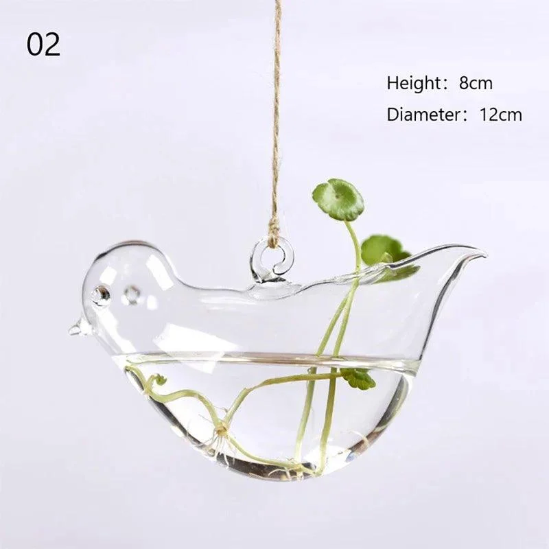 Glass Hanging Terrarium: Stylish Home Garden Décor -