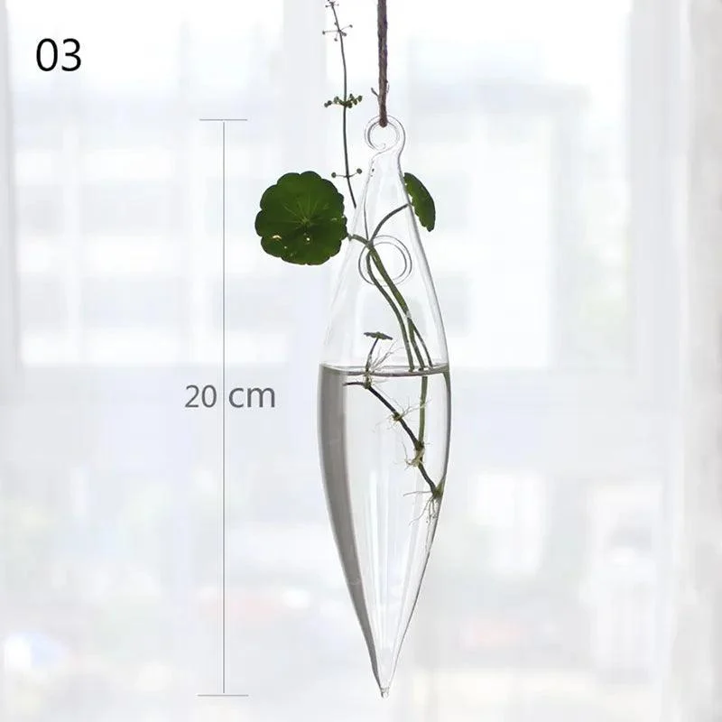 Glass Hanging Terrarium: Stylish Home Garden Décor -