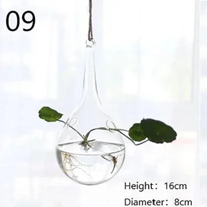 Glass Hanging Terrarium: Stylish Home Garden Décor -
