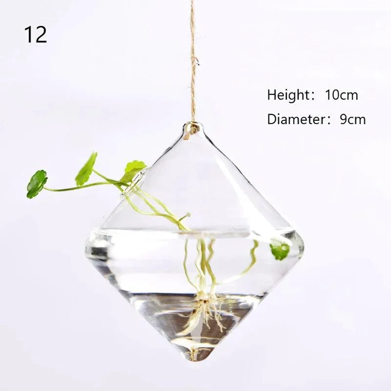 Glass Hanging Terrarium: Stylish Home Garden Décor -