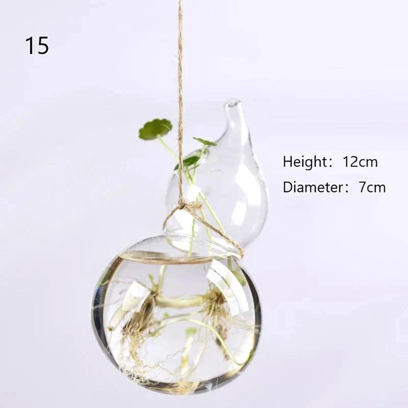 Glass Hanging Terrarium: Stylish Home Garden Décor -