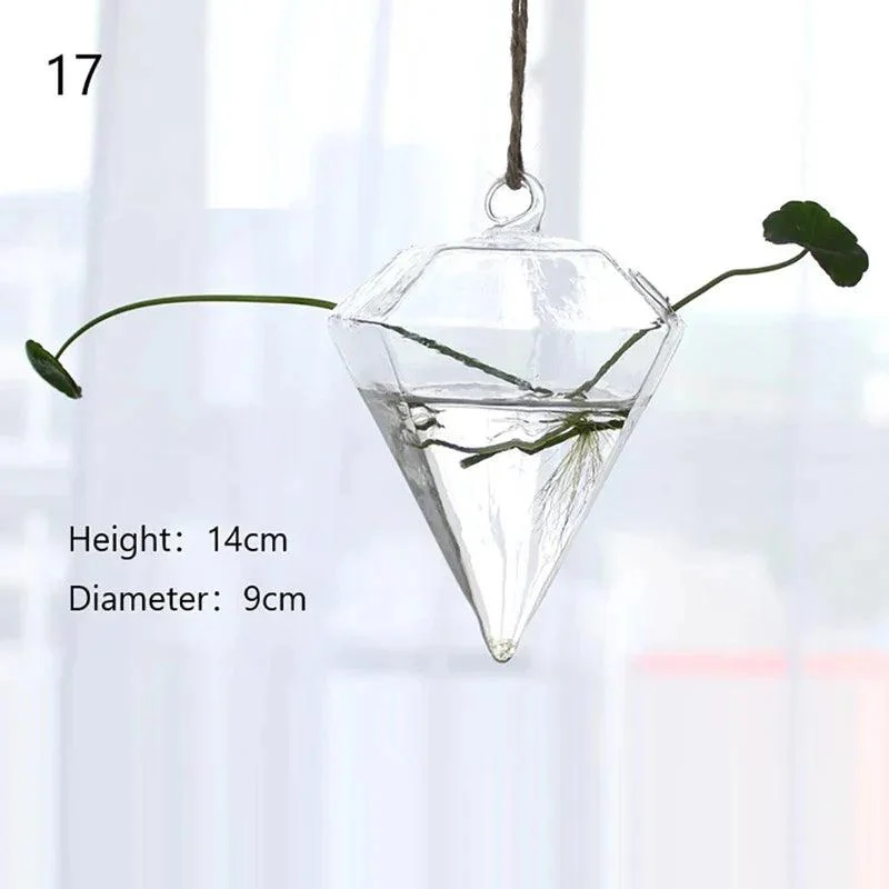 Glass Hanging Terrarium: Stylish Home Garden Décor -
