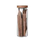 Glass Jars with Wooden Lids