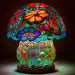 Glass Lamp FantasyLamp Beautiful Design Soothing Lighting tag1
