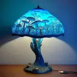 Glass Lamp FantasyLamp Beautiful Design Soothing Lighting tag1