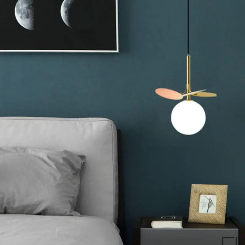 Glass Lampshade Chandelier Personality Art PVC Pendant Lamp tag1