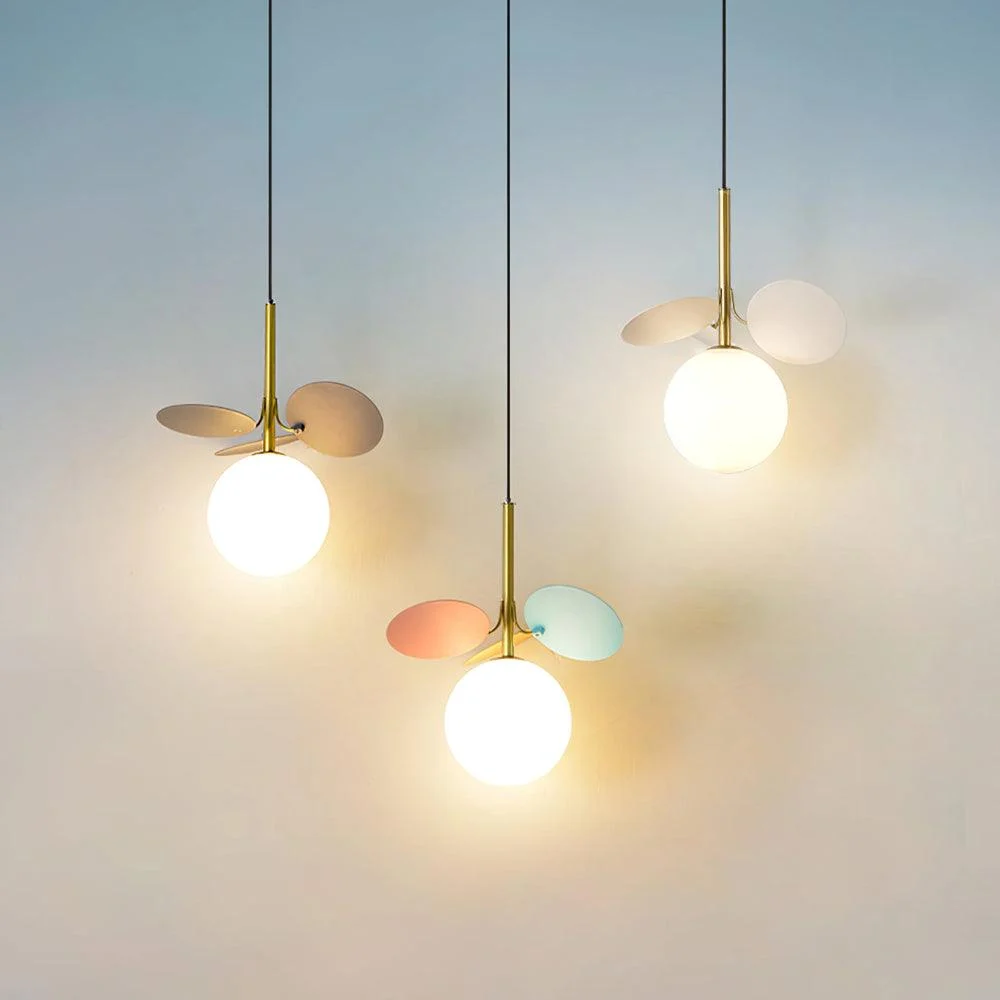 Glass Lampshade Chandelier Personality Art PVC Pendant Lamp -  - #tag1#