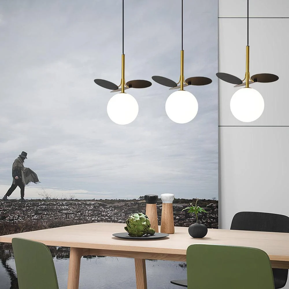 Glass Lampshade Chandelier Personality Art PVC Pendant Lamp -  - #tag1#