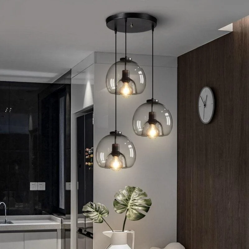 Glass Led Ceiling Chandelier -  - #tag1#