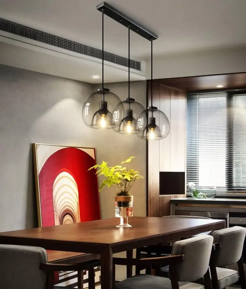 Glass Led Ceiling Chandelier tag1