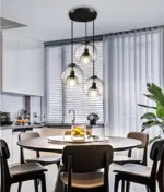 Glass Led Ceiling Chandelier tag1