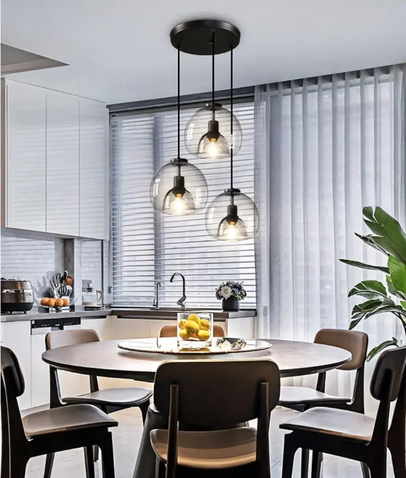 Glass Led Ceiling Chandelier tag1