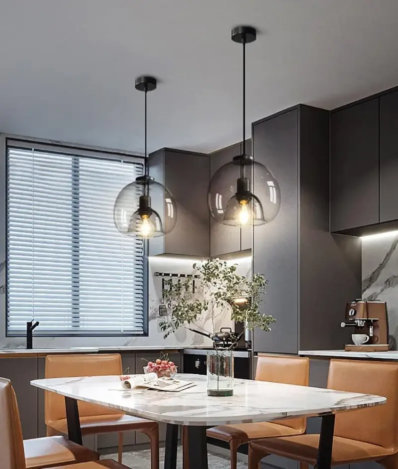 Glass Led Ceiling Chandelier tag1
