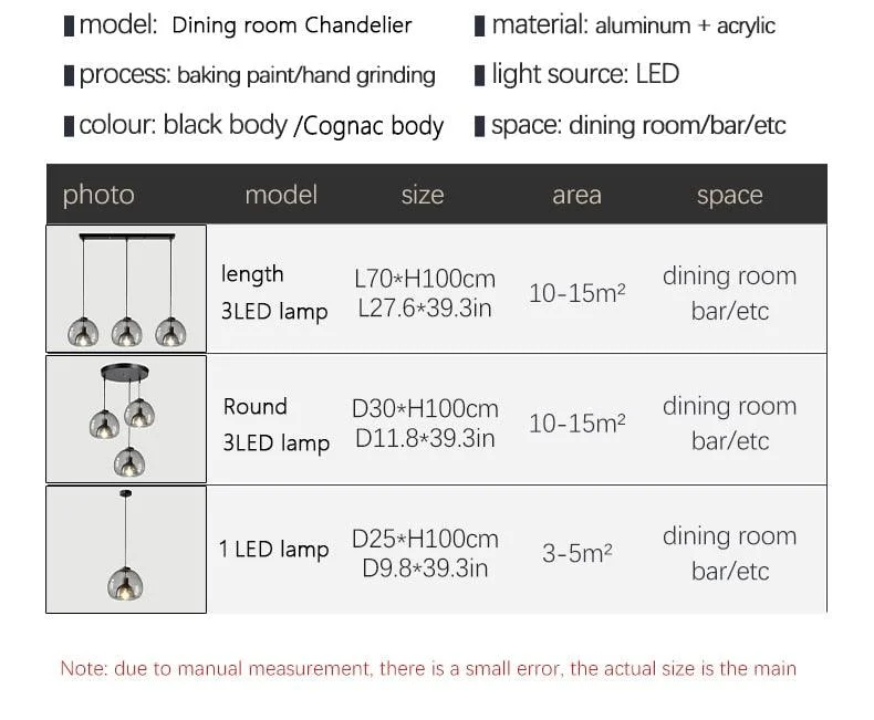 Glass Led Ceiling Chandelier -  - #tag1#