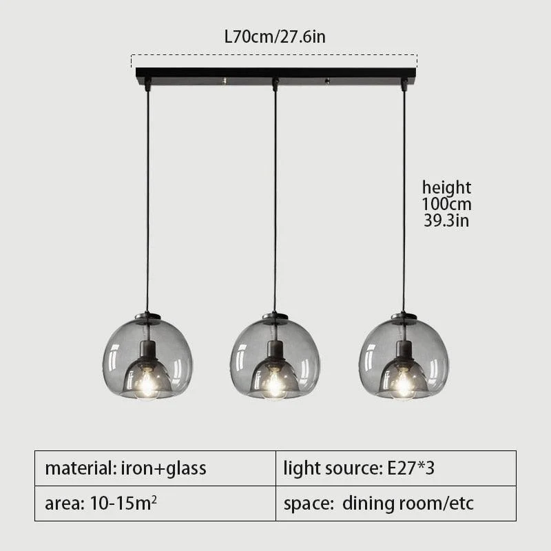Glass Led Ceiling Chandelier -  - #tag1#