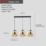 Glass Led Ceiling Chandelier tag1