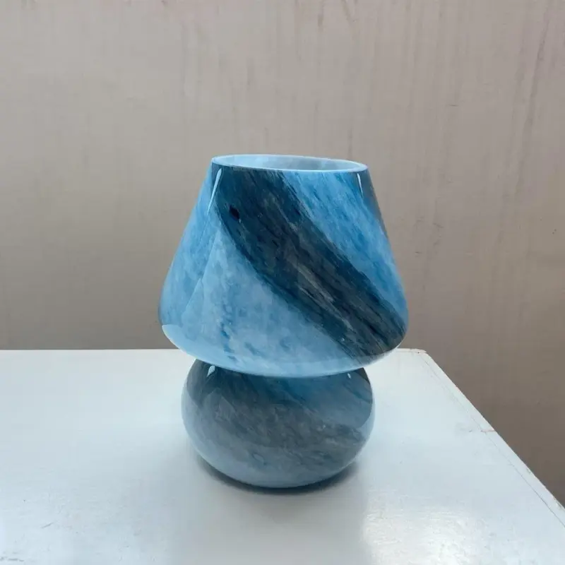 Glass Mushroom Lamp