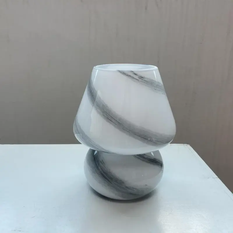 Glass Mushroom Lamp