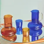 Glass Pitcher With Tumblers tag1