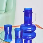 Glass Pitcher With Tumblers tag1