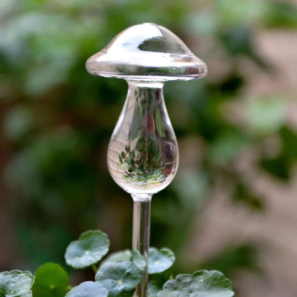 Glass Watering Mushroom -