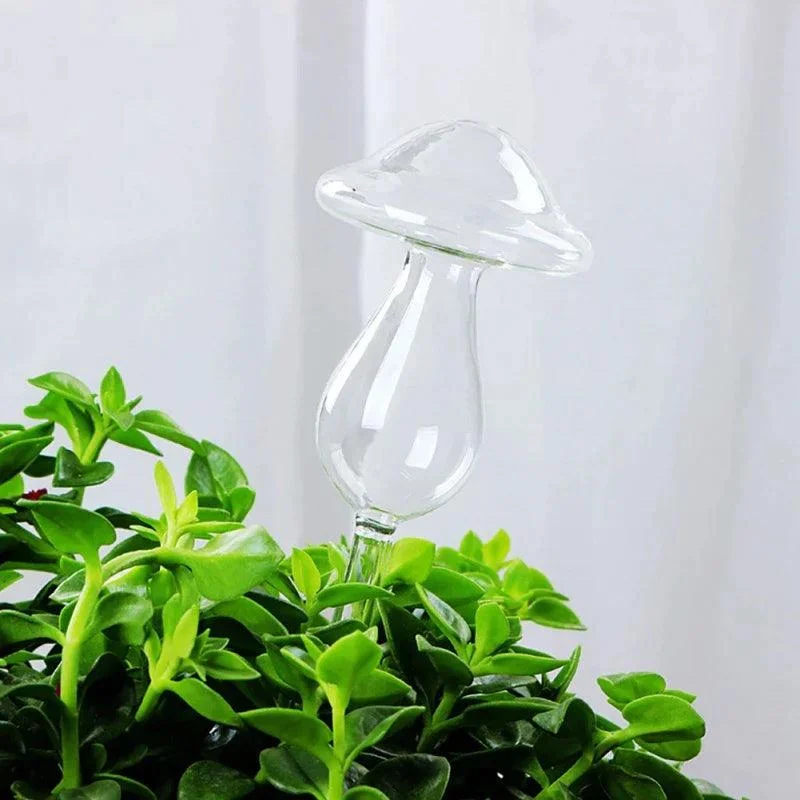 Glass Watering Mushroom -