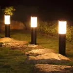 GleamGuard garden lawn light made of stainless steel