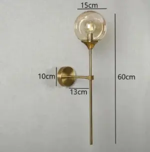 GlimmerNord - Scandinavian modern glass wall light