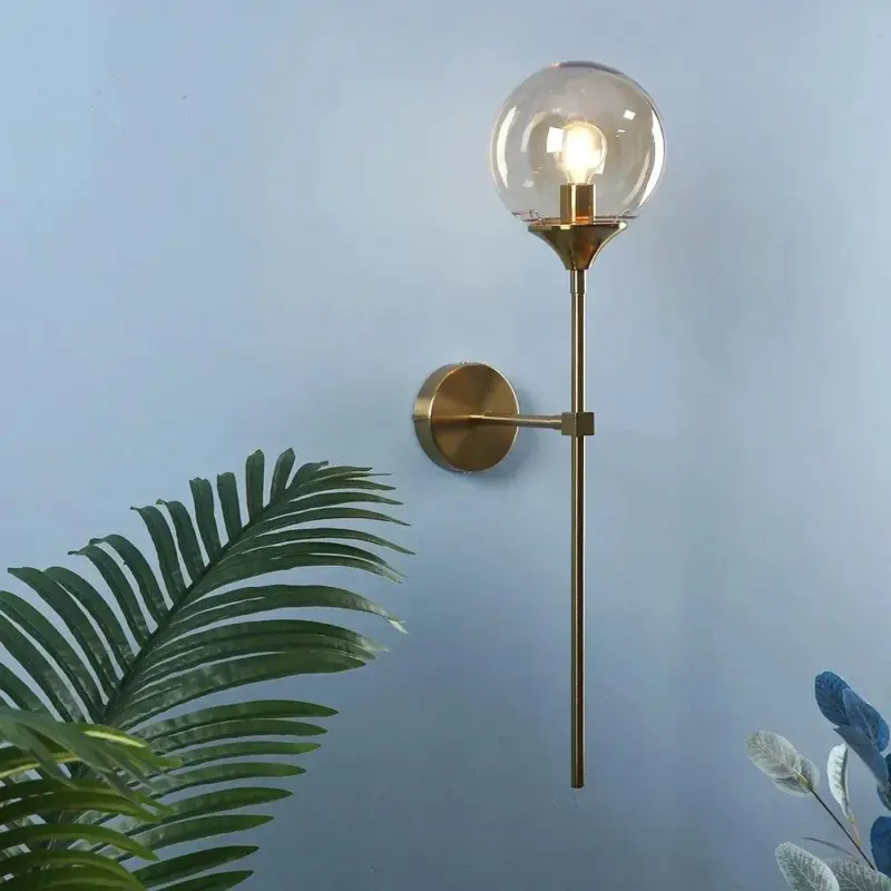 GlimmerNord Scandinavian modern glass wall light