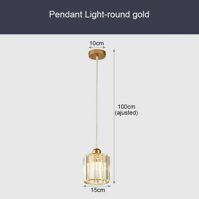GlinsterLight - Elegant K9 Crystal Pendant Lamp -  - #tag1#