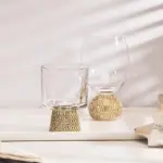Glitering Crystal Ball Hand Crafted Glass
