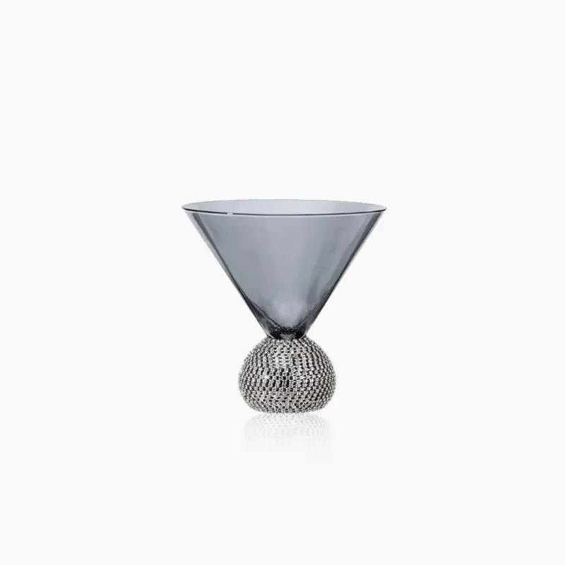 Glitering Crystal Ball Hand Crafted Glass