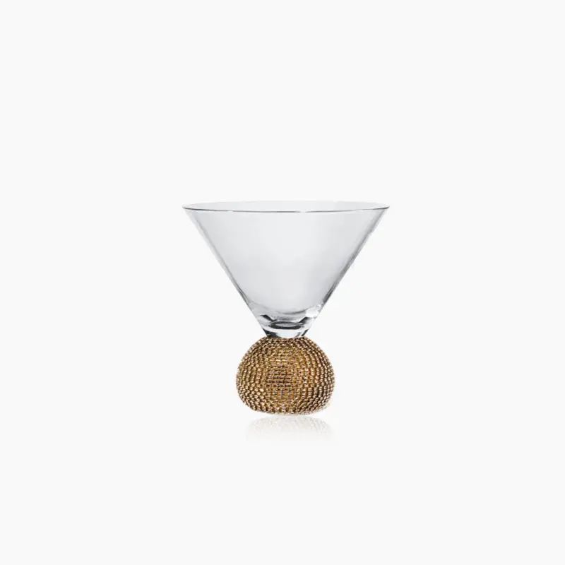 Glitering Crystal Ball Hand Crafted Glass