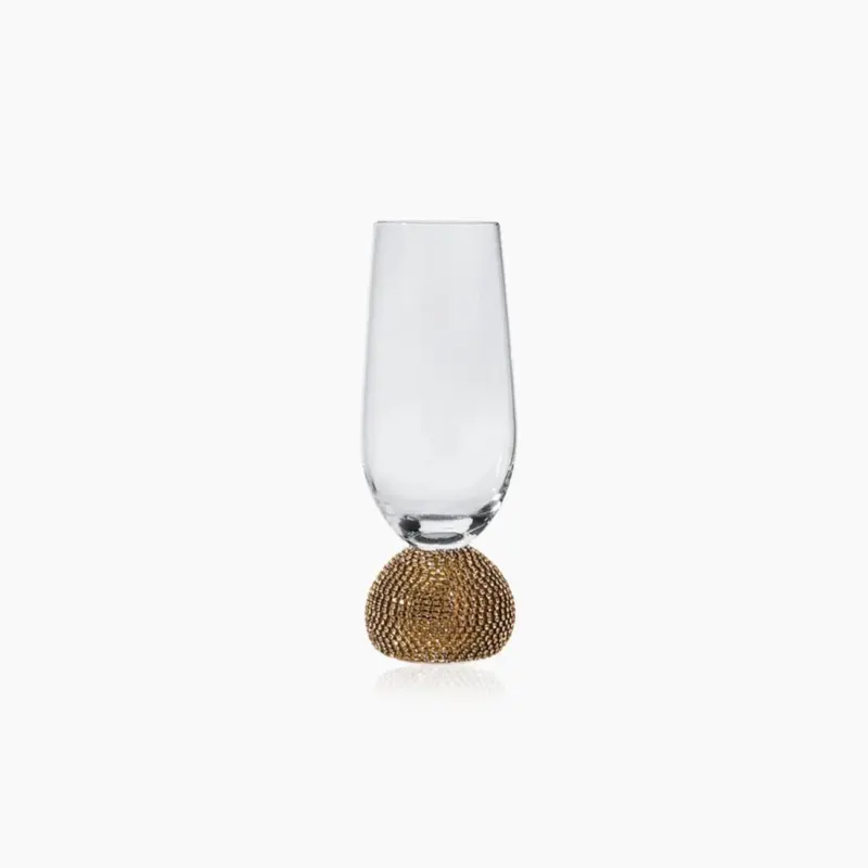 Glitering Crystal Ball Hand Crafted Glass