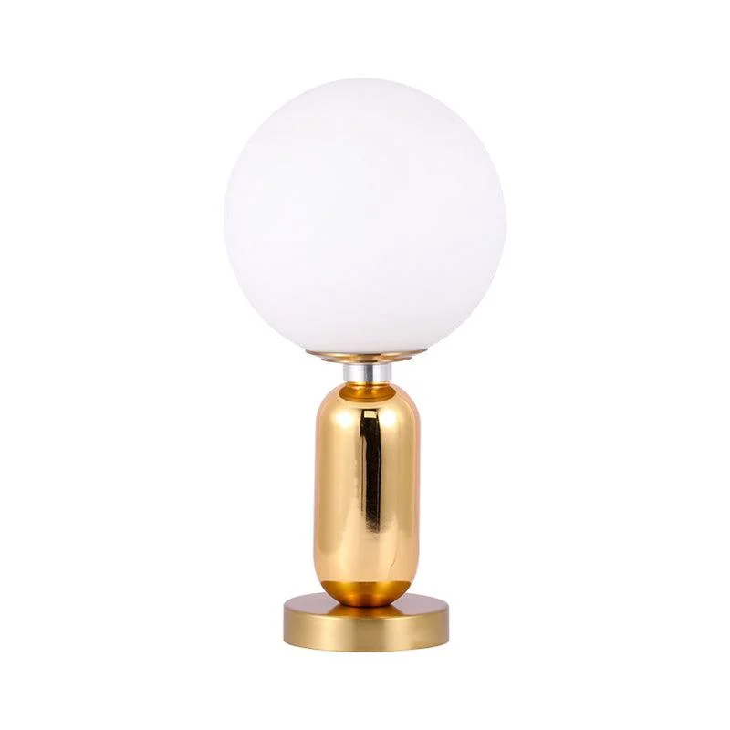 GloBelle - Modern glass spherical lamp with gold metal base -  - #tag1#