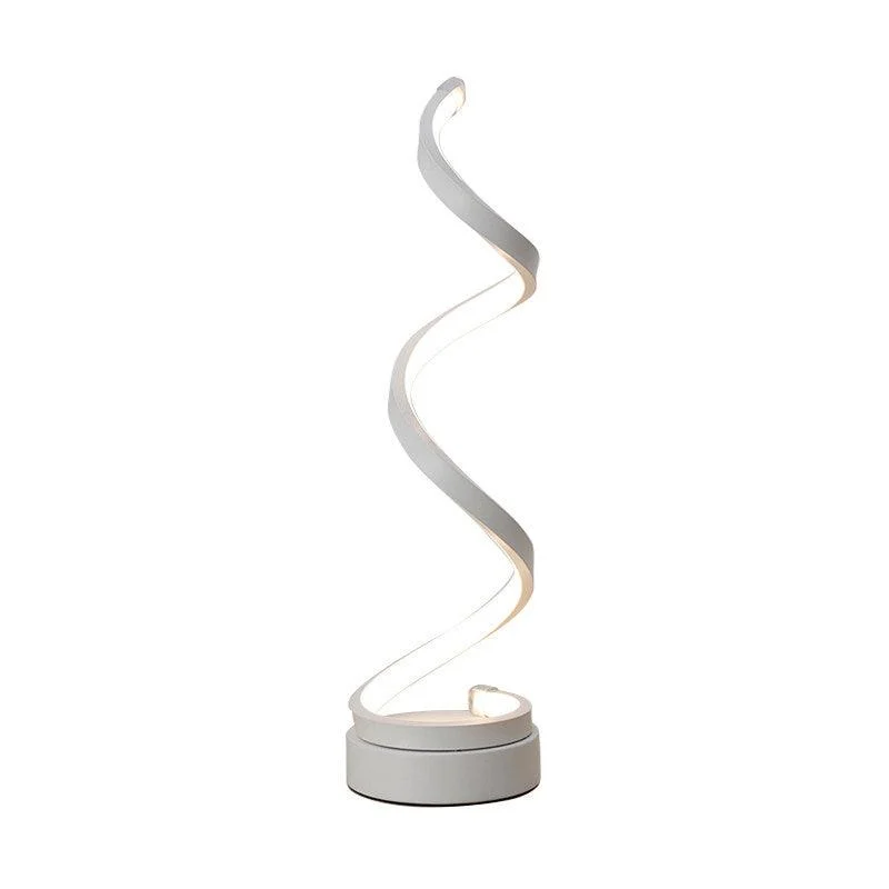 GloBulb - Modern Table Lamp with LED Spiral Design -  - #tag1#