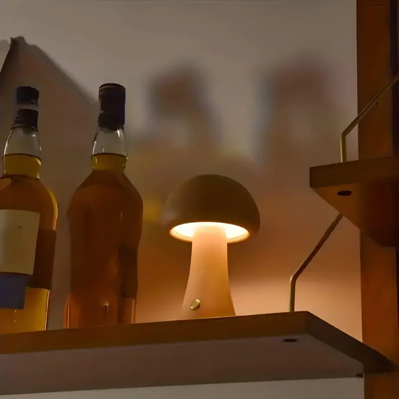 GloeiMush EinzigartigeKabellosePilzlampe WarmesLED LichtfurGemutlicheAtmosphare3